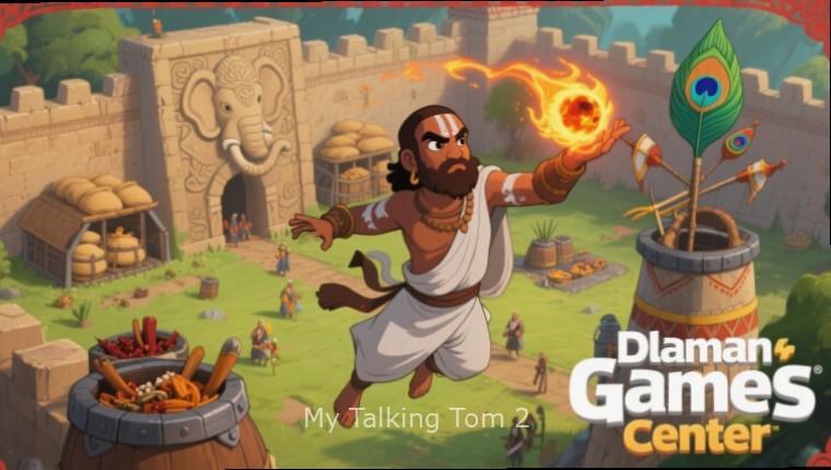 Indian children participating in My Talking Tom 2 cosplay event during a gaming convention